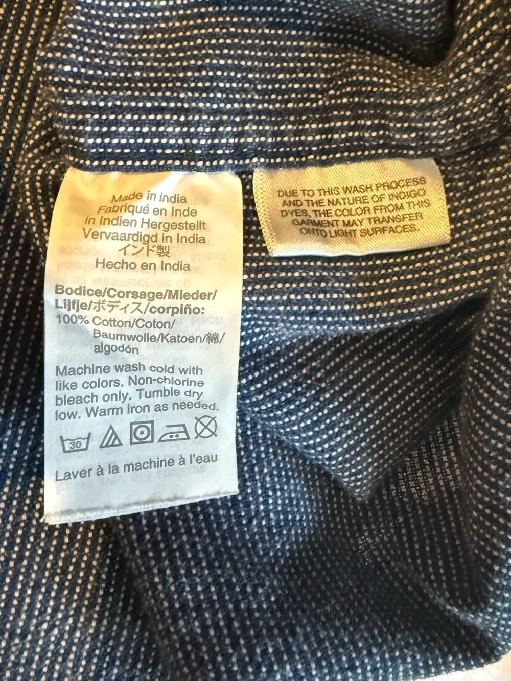 J. Crew Washed Blue Casual Button-Down Shirt